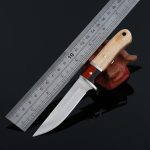 Cuchillo Deportivo Compacto Madera Camping Pesca Caza - Imagen 5