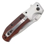 Navaja Madera Corta Cintos Gravada Hoja Reforzada Camping - Imagen 5