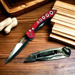 Navaja Tactica Automatica Full Metal Camping Pesca Filo - Imagen 3