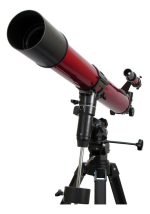 Telescopio Astronómico Carson Refractor Rp-400sp 50x-111x Con Trípode Aluminio Rojo - Imagen 3