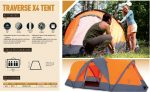 Carpa Bestway 4 Personas Familiar Traverse Impermeable 100% - Imagen 5