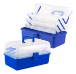 Caja Para Pesca Señuelos Reeles De 3 Bandejas Retractiles - Imagen 2