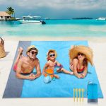 Manta De Playa Camping Impermeable Con Estacas 2x2.1 M - Imagen 8
