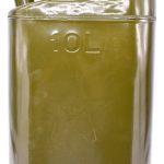 Bidon Metalico Combustible 10 Litros Viaje Camping Autos