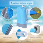 Manta De Playa Camping Impermeable Con Estacas 2x2.1 M - Imagen 3