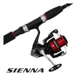 Combo Shimano Pesca Sienna Reel Y Caña Bait Casting Rio - Imagen 3