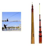 Caña Telescopica De Flor Lengue Fibra Punta Maciza 4 Metros - Imagen 4