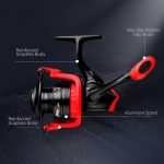 Reel Frontal Abu Garcia Currica Señuelo Rio Costa Black Max5 - Imagen 5