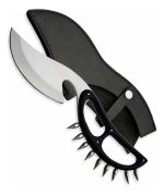 Cuchillo Degollador Con Puño De Pinchos Caza Defensa Persona - Imagen 2