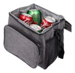 Bolso Conservadora Lunchera Térmica Plegable 10 Lts En Tela - Imagen 4