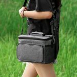 Bolso Conservadora Lunchera Térmica Plegable 10 Lts En Tela - Imagen 2