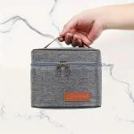 Bolso Conservadora Lunchera Térmica Plegable 4 Lts En Tela - Imagen 4
