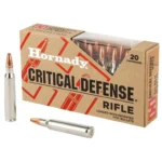 Balas Hornady Critical Defense .223 Rem 55gr FTX – Caja de 20 unidades