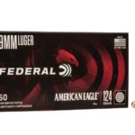 Bala Federal Cal.9mm Proyectil de 124gn FMJ Caja de 50 unidades