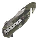 Navaja Tactica Española Trento Rescue Camo Camping Pesca - Imagen 2