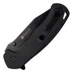 Navaja Tactica Española Trento Rapel Negro Defensa Caza Sos - Imagen 2