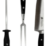 Set Cuchillo Trinche Y Chaira Para Asado Trento Español