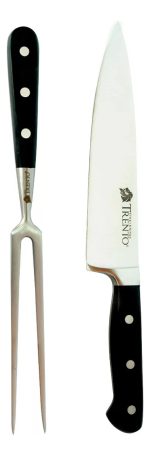 Set Cuchillo Y Trinche Para Asado Trento Español Original