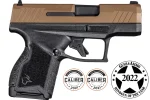 TAURUS - PISTOLA - MOD. GX4 CAL. 9MM 11T 2X11 CARG. PAV/H-268 TROY COYOTE TAN