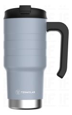Vaso Térmico Termolar Para Cafe Te Frio Calor Gris 590ml - Imagen 7
