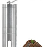 Molinillo Para Café Manual En Acero Y Cerámica