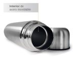 Termo Bala 1 Litro Acero Inoxidable Doble Capa Termica - Imagen 6