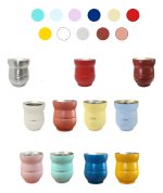 Mate Con Doble Pared En Acero Inox, Reforzado 140ml Comet - Imagen 3