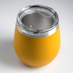 Mate Acero Inox C/ Tapa Vaso Térmico Bebidas Frías Calientes - Imagen 2