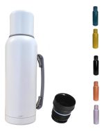 Termos Acero Inoxidable 1 Litro Doble Capa C/manija+colores - Imagen 2