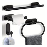 Set De Accesorios Para Baño Autoadhesivo