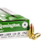 REMINGTON - BALA - CAL.9 MM LUGER FMJ 124 grains (U$S 50.70)