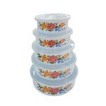 Juego de 5 Bowls con Tapa