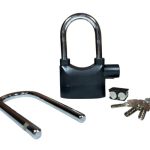 Candado con alarma largo