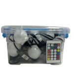 Guia con bombitas de  colores y control