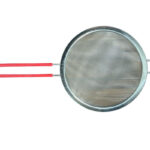 Colador mango rojo con 18cm de diametro