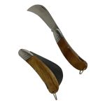 Navaja con Mango Símil Madera Curva