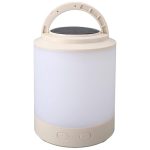 Farol Redondo Recargable USB Solar RBG LEDs