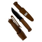 Cuchillo con Vaina de Plástico Marrón Mod: MF061