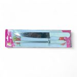 Cuchillo blanco + chaira Cocina todo uso