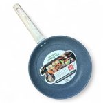 Sarten 24cm esmaltado en gris