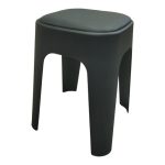 Banqueta de Plástico con Asiento Acolchado