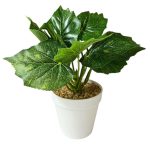 Planta Artificial de 29 cm Hojas Bordes Dentados