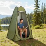 Inodoro Baño Quimico Portatil + Carpa Autoarmable Camping - Imagen 4