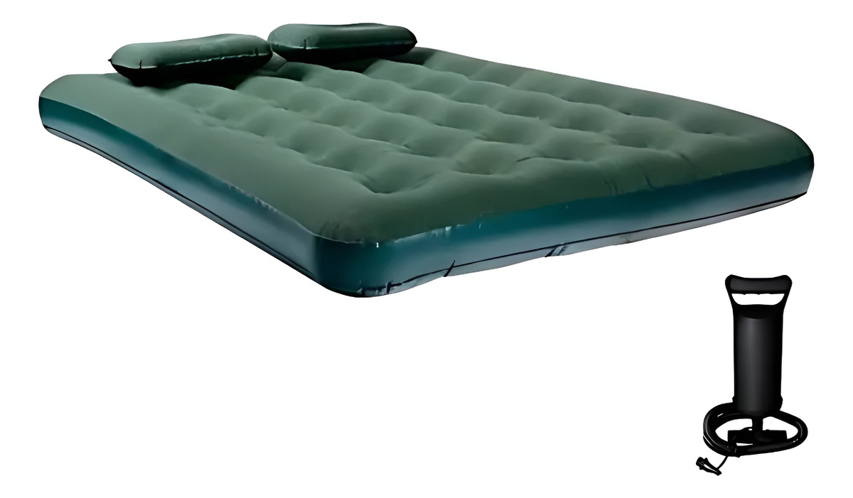 D_789703-MLU91051008268_092025-F.jpg Combo 2 Colchones 1 Plaza + Almohada + Inflador Granaventura - Imagen 1
