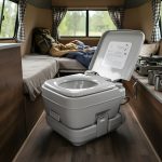 Inodoro Baño Quimico Portatil + Carpa Autoarmable Camping - Imagen 5