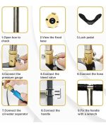 Inflador Pcp Para Rifles De Aire Comprimido 300 Bar 4500 Ps - Imagen 5