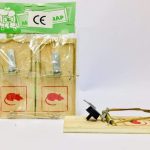 TRAMPA PARA RATÓN DE MADERA x2 UNIDADES