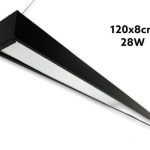 Plafón LED 28w de 120x8cm