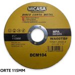 DISCO CORTA METAL 115*1.2*22.2 MICASA