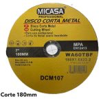 Disco Corta Metal 180*1.6*22.2 MICASA